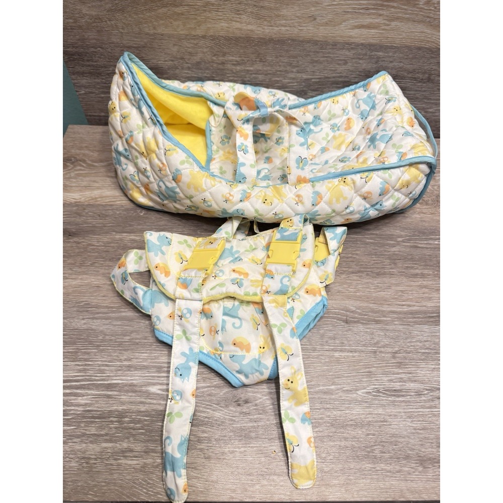 Melissa & Doug Mine to Love Baby Doll Carrier And bassinet set